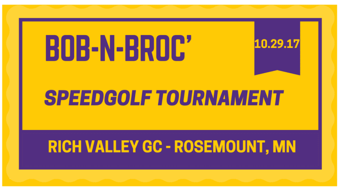BOB-N-BROC SPEEDGOLF TOURNAMENT 2017