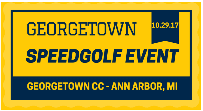 GEORGETOWN SPEEDGOLF EVENT 2017