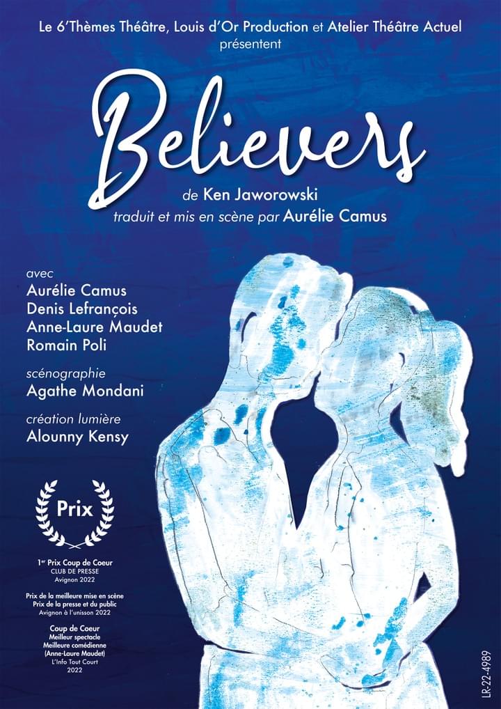 Believers, Ken Jaworowski, Aurélie Camus, Le 6'Thèmes Théâtre, Théâtre, Lyon, Paris, New York