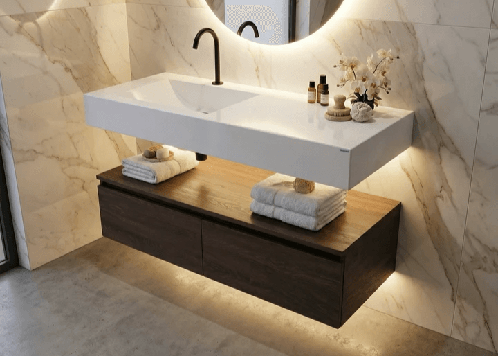 Meuble de salle de bain Tunisie / Edifis Group / Salle de bains Tunisie / Meuble de salle de bains