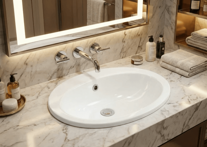 Vasque sanitaire Tunisie / Vasque encastrable Tunisie / Vasque à encastrer Tunisie