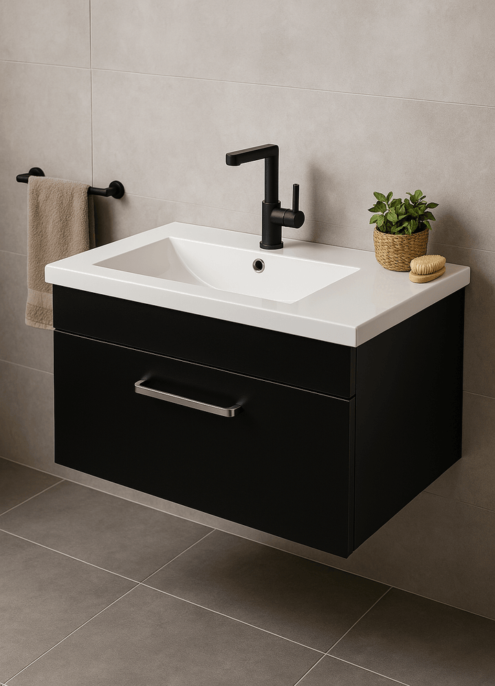 Meuble de salle de bain Tunisie / Salle de bain Tunisie / Meuble pour salle de bain design Tunisie / Meuble de salle de bain Hydrofuge Tunisie / Meuble de salle de bain High Gloss Tunisie