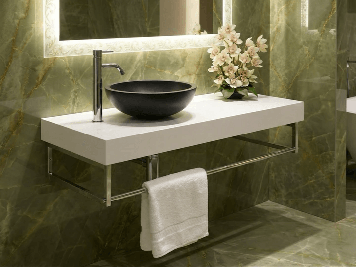 Lavabo Tunisie / Salle de bain Tunisie / Vasque Tunisie / Vasque à poser Tunisie / Plan pour vasque Tunisie / Plan pour vasque à poser Tunisie / Plans pour double vasque en blanc Tunisie