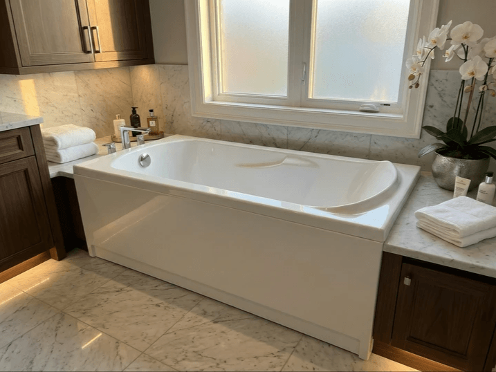 Baignoire Tunisie / Salle de bain Tunisie / Baignoire rectangulaire Tunisie / Baignoire acrylique Tunisie / Baignoire standard Tunisie