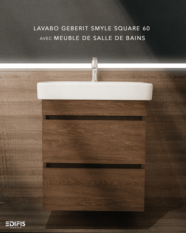 Meubles de salles de bains Tunisie / Salle de bains Tunisie / Meuble à deux tiroirs Tunisie / Meuble MDF tunisie / Meuble High gloss Tunisie