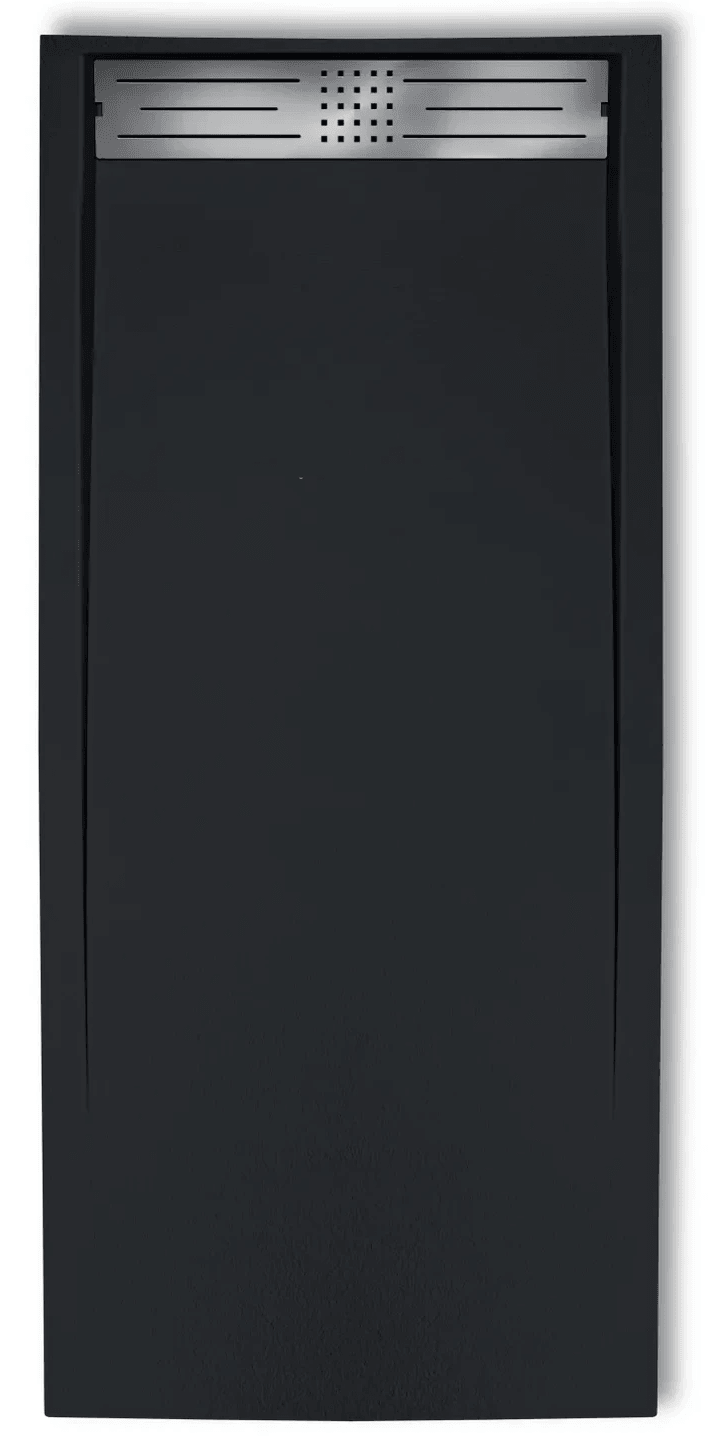 Receveur de douche Tunisie / Receveur rectangulaire extra-plat "Galaxite" noir