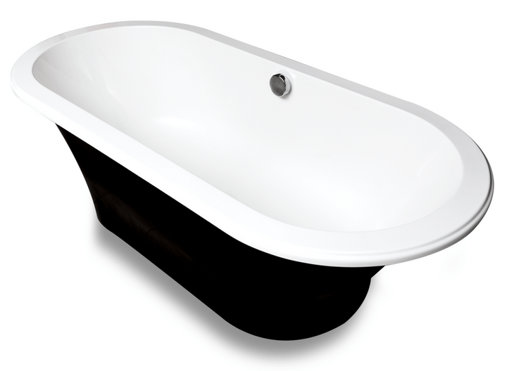 Baignoire arrondie Tunisie / Salle de bains Tunisie  / Baignoire noire Tunisie / 