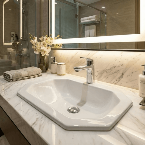 Vasque Tunisie / Salle de bain Tunisie / Vasque encastré Tunisie / Vasque design Tunisie