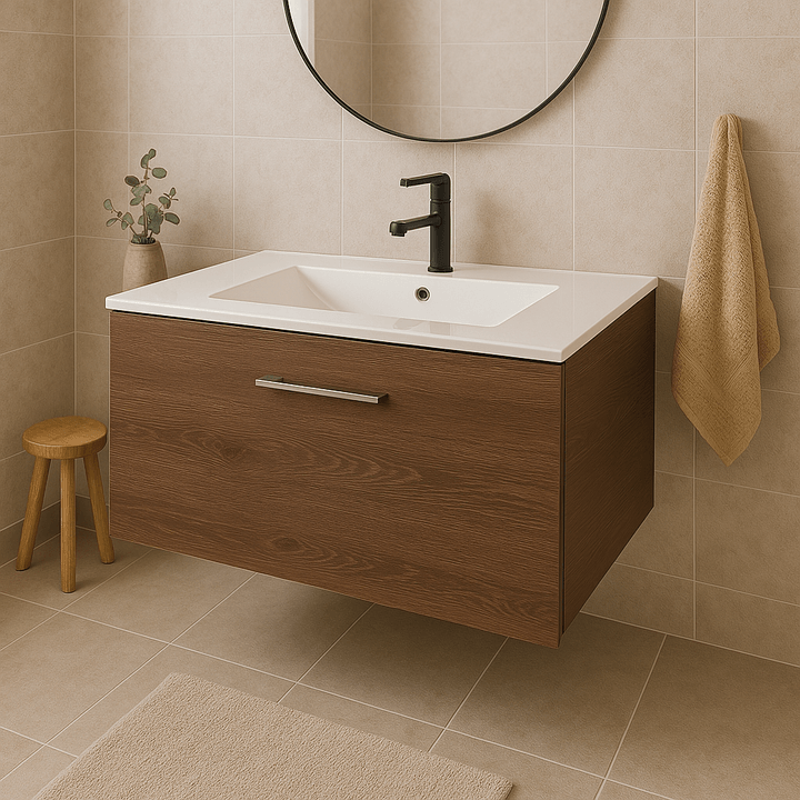 Meuble de salle de bain Tunisie / Salle de bain Tunisie / Meuble pour salle de bain design Tunisie / Meuble de salle de bain Hydrofuge Tunisie / Meuble de salle de bain High Gloss Tunisie