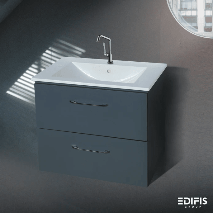 Meuble de salle de bain Tunisie / Salle de bain Tunisie / Meuble pour salle de bain design Tunisie / Meuble de salle de bain Hydrofuge Tunisie / Meuble de salle de bain High Gloss Tunisie