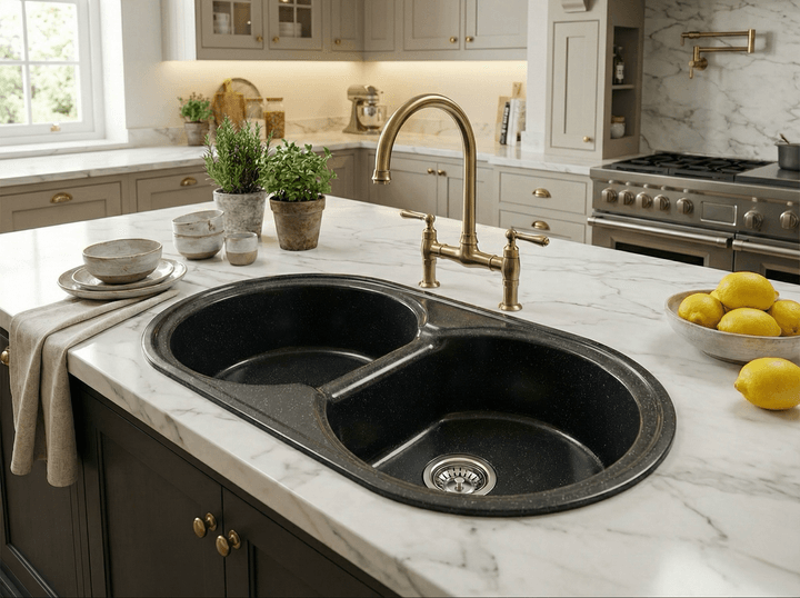 Évier de cuisine arrondi Tunisie / Evier de cuisine rond Tunisie / Evier de cuisine arrondi sans égouttoir Tunisie 