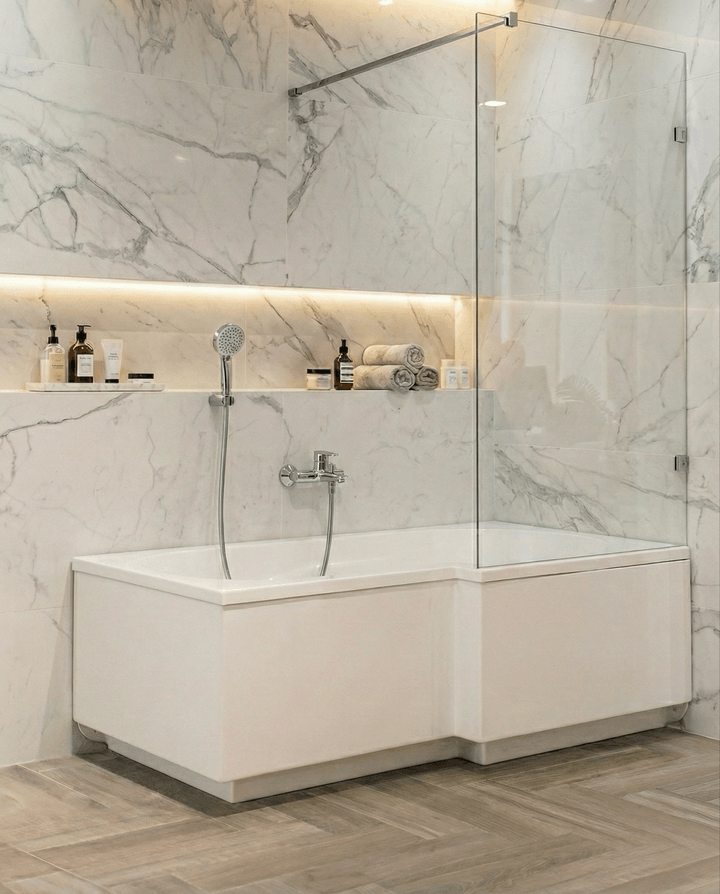 Paroi de baignoire Tunisie / Baignoire Tunisie / Salle de bain Tunisie / Verre securit baignoire Tunisie