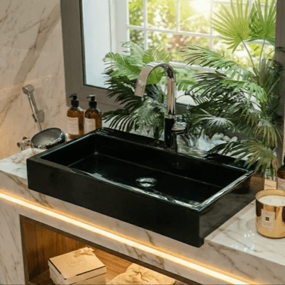 Lavabo Tunisie / Vasque Tunisie / Vasque semi encastrer Tunisie /  Vasque semi encastrer rectangulaire Tunisie / Bol Tunisie