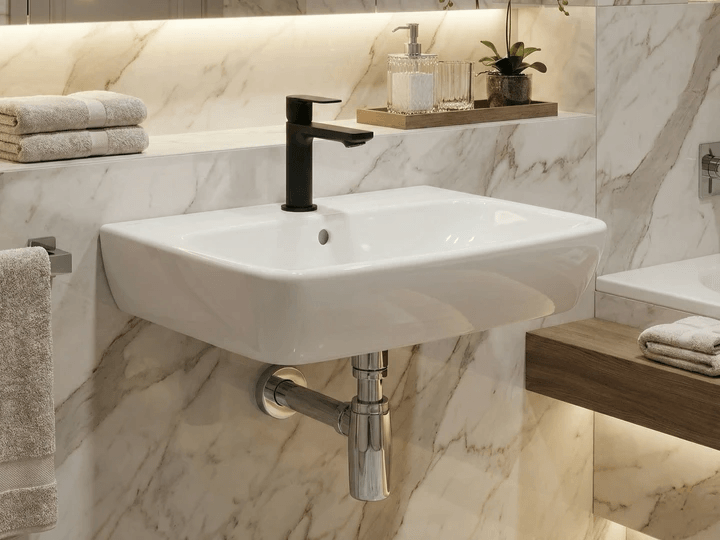 Lavabo Tunisie - Lave main Tunisie - Lavabo suspendu Tunisie - Lavabo petite taille Tunisie