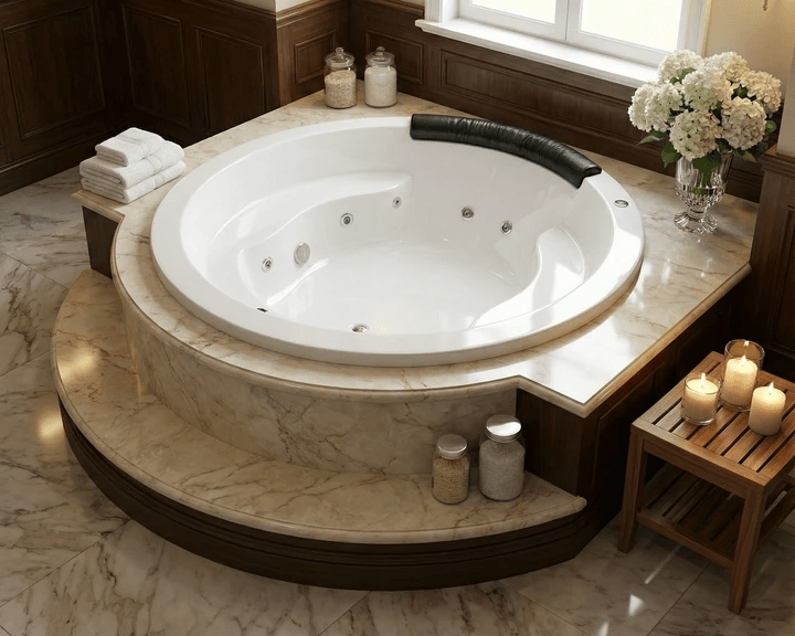 Baignoire Tunisie / Baignoire rectangulaire Tunisie / Salle de bains Tunisie / Salle de bain jacuzzi Tunisie / Baignoire jacuzzi Tunisie / Salles de bain Tunisie / Baignoire hydromassante avec accoudoirs Tunisie