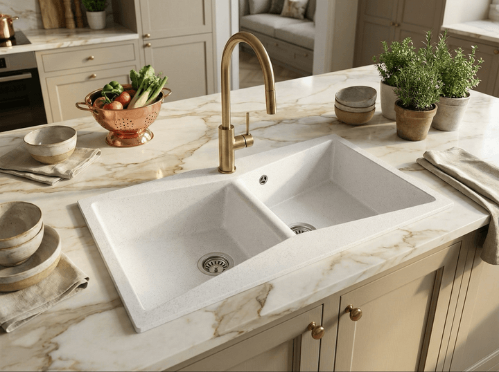 Évier de cuisine grande taille Tunisie / Évier double bacs pour cuisine Tunisie / Evier de cuisine double bacs et double Tunisie 