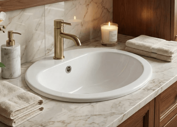 Vasque sanitaire Tunisie / Vasque ronde encastrable Tunisie / Vasque ronde Tunisie 