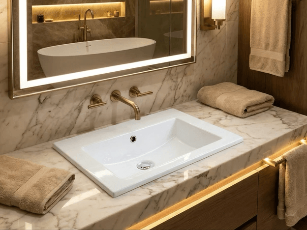 Lavabo suspendu Tunisie / Salle de bain Tunisie / Vasque Tunisie