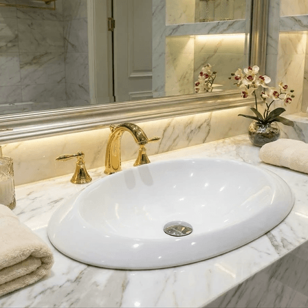 Vasque Tunisie / Salle de bain Tunisie / Vasque encastré Tunisie / Vasque design Tunisie