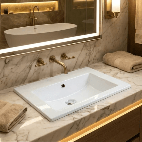 Lavabo suspendu Tunisie / Salle de bain Tunisie / Vasque Tunisie