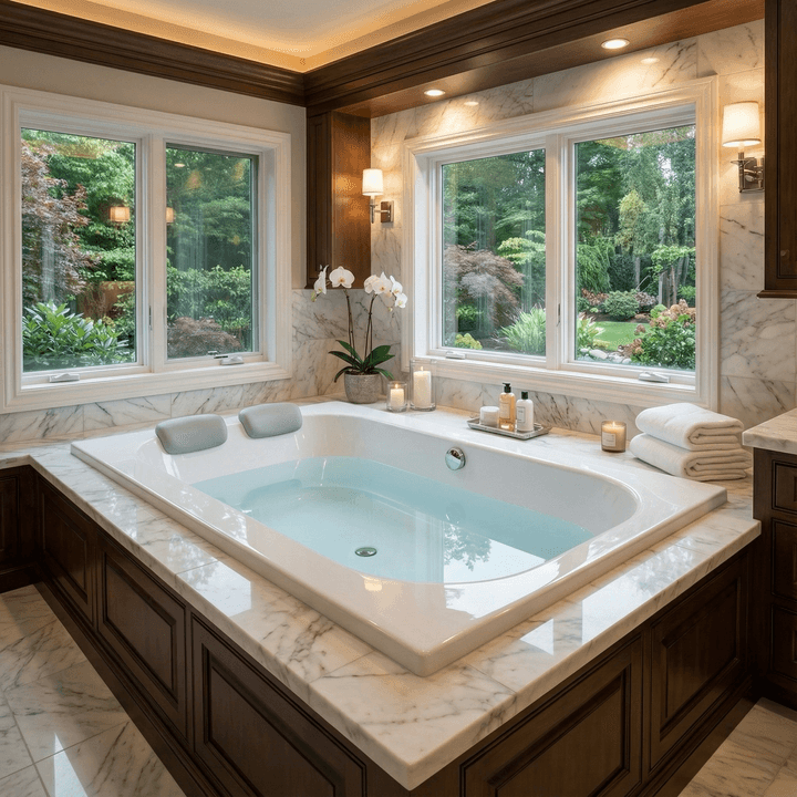 Baignoire Tunisie / Salles de bain Tunisie / Sanitaire Tunisie / Baignoire spacieuse Tunisie / Baignoire design Tunisie / Baignoire grande dimension Tunisie / Baignoire grande taille Tunisie