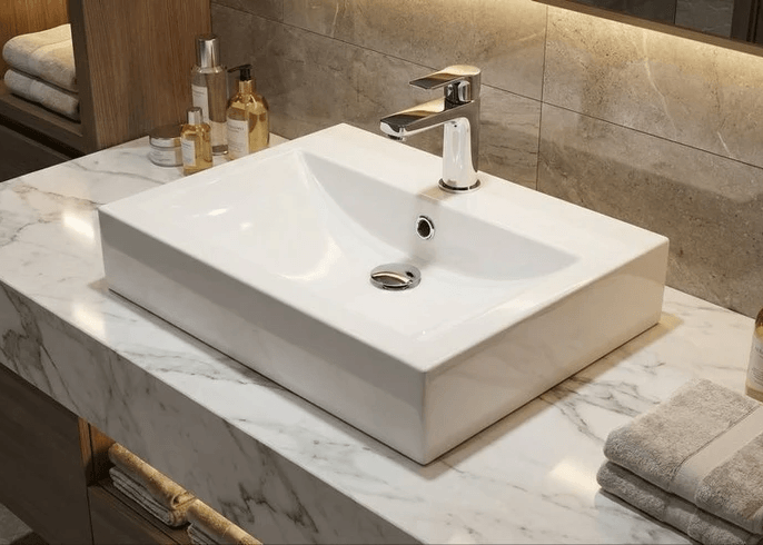 Vasque sanitaire Tunisie / Salle de bains Tunisie / Vasque à poser pas cher Tunisie / Lavabos à poser Tunisie / Sanitaires salle de bain Tunisie / Vasque libre Tunisie