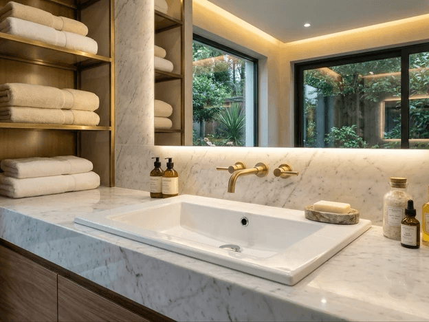 Lavabo Tunisie / Plan vasque Tunisie / Lavabo encastré Tunisie / Plan vasque design Tunisie