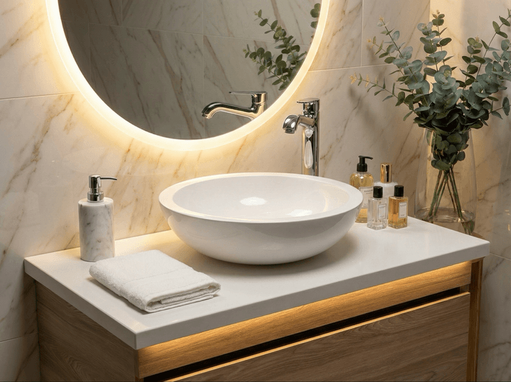 Bol sanitaire Tunisie / Salle de bains Tunisie / Bol à poser pas cher Tunisie / Bol Sanibel