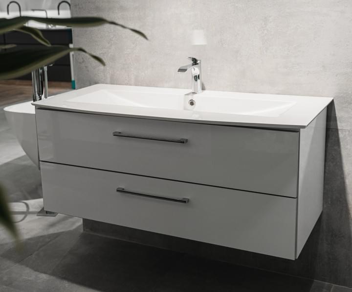 Meuble de salle de bain Tunisie / Salle de bain Tunisie / Meuble pour salle de bain design Tunisie / Meuble de salle de bain Hydrofuge Tunisie / Meuble de salle de bain High Gloss Tunisie