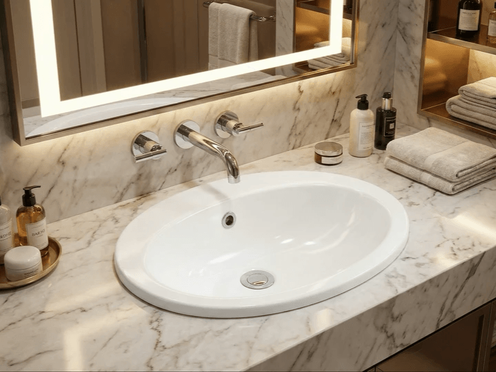 Vasque Tunisie / Salle de bain Tunisie / Vasque encastré Tunisie / Vasque design Tunisie