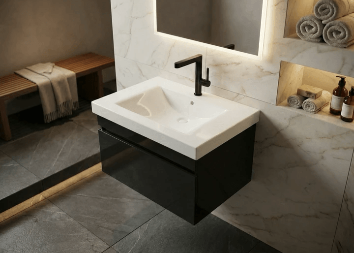 Meuble de salle de bain Tunisie / Edifis Group / Salle de bains Tunisie / Meuble