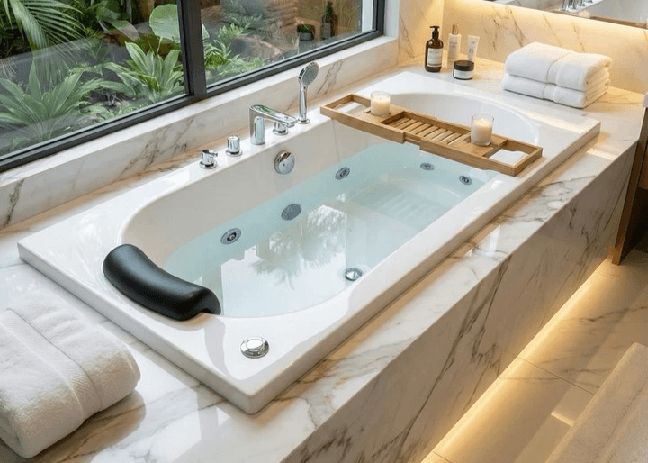 Baignoire hydromassage Tunisie / Baignoire Tunisie / Salle de bain Tunisie