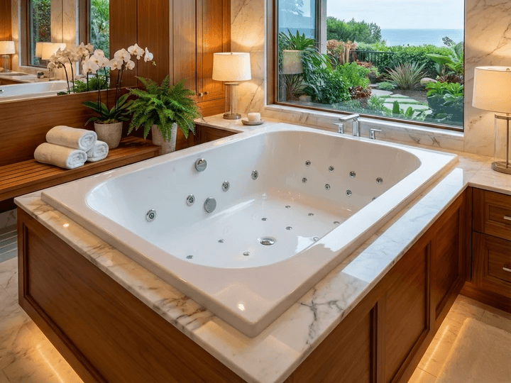 Baignoire hydromassage Tunisie / Salle de bain Tunisie