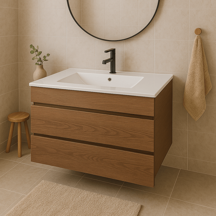 Meuble de salle de bain Tunisie / Salle de bain Tunisie / Meuble pour salle de bain design Tunisie / Meuble de salle de bain Hydrofuge Tunisie / Meuble de salle de bain High Gloss Tunisie