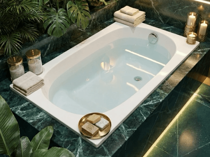 Baignoire Tunisie / Salle de bain Tunisie / Baignoire rectangulaire Tunisie / Baignoire petit format Tunisie