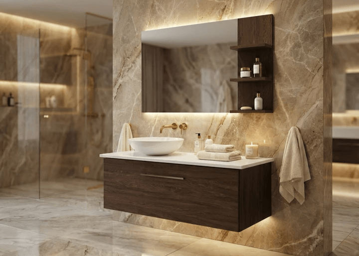 Meuble de salle de bain Tunisie / Edifis Group / Salle de bains Tunisie / Meuble de salle de bains