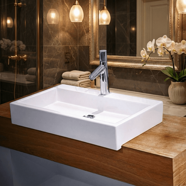 Lavabo Tunisie / Vasque Tunisie / Vasque semi encastrer Tunisie /  Vasque semi encastrer rectangulaire Tunisie / Bol Tunisie