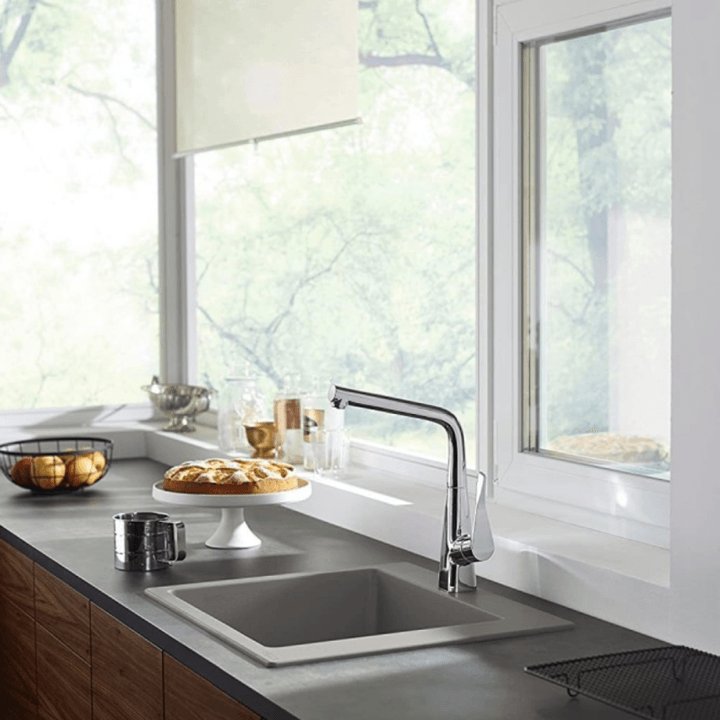 Mitigeur de cuisine Tunisie / Robinetterie de cuisine / Robinetterie bec pivotant Tunisie / Mitigeur Hansgrohe Tunisie / Cuisine Tunisie / Robinet Tunisie / Robinetterie Tunisie / Robinet meilleur prix Tunisie