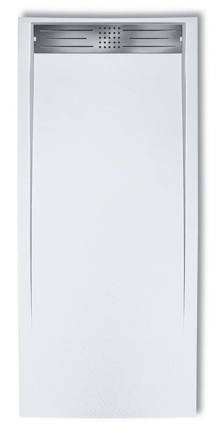 Receveur de douche Tunisie / Receveur rectangulaire extra-plat "Galaxite" blanc