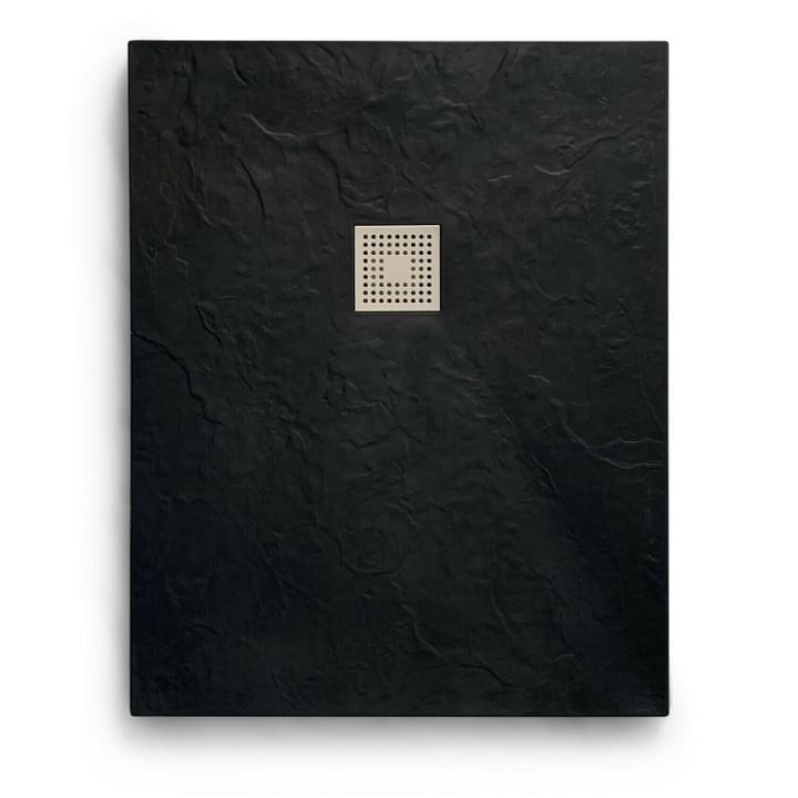 Receveur de douche Tunisie / Receveur rectangulaire extra-plat "ardoisé" noir 