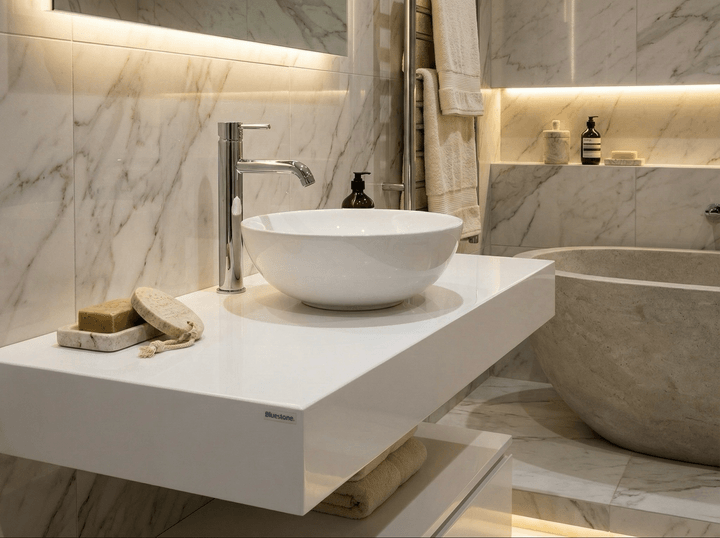 Lavabo Tunisie / Salle de bain Tunisie / Vasque Tunisie / Vasque à poser Tunisie / Plan pour vasque Tunisie / Plan pour vasque à poser Tunisie