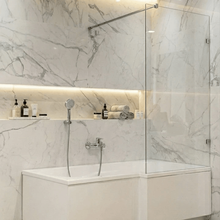 Parois de salle de bains / Parois de salle de bains Tunisie / Parois de baignoire Tunisie / Parois pas cher Tunisie / Parois de douche Tunisie / Salle de bains Tunisie / Parois en inox Tunisie / Parois de salle de bains en inox Tunisie