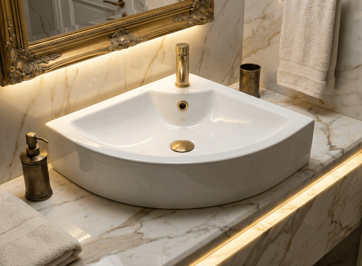 Lavabo Tunisie - Plan vasque Tunisie - Vasque Tunisie - Lave main Tunisie / Lave main coin Tunisie