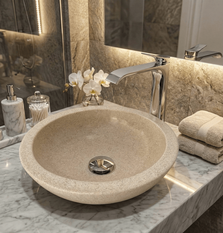 Lavabo Tunisie / Vasque Tunisie / Vasque semi encastrer Tunisie /  Vasque semi encastrer rectangulaire Tunisie / Bol Tunisie