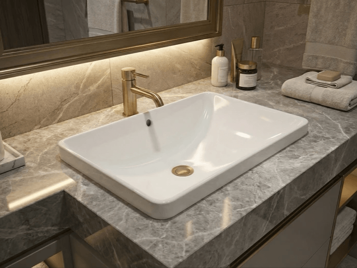 Vasque Tunisie / Lavabo Tunisie / SAlle de bain Tunisie / Vasque encastré Tunisie / Vasque ovale Tunisie