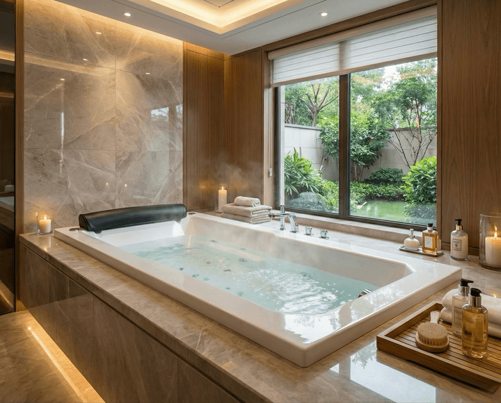 Baignoire hydromassage Tunisie / Salle de bain Tunisie