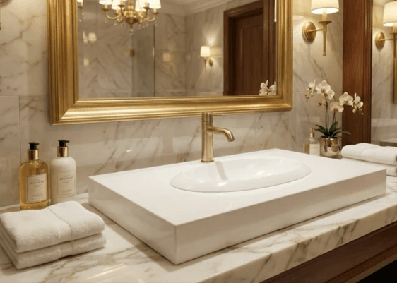 Plan 120 cm avec  vasque encastrée Tunisie / Plan à Vasque noir Tunisie / Plan vasque noir Tunisie / Sanitaires design Tunisie / Sanibel Tunisie 