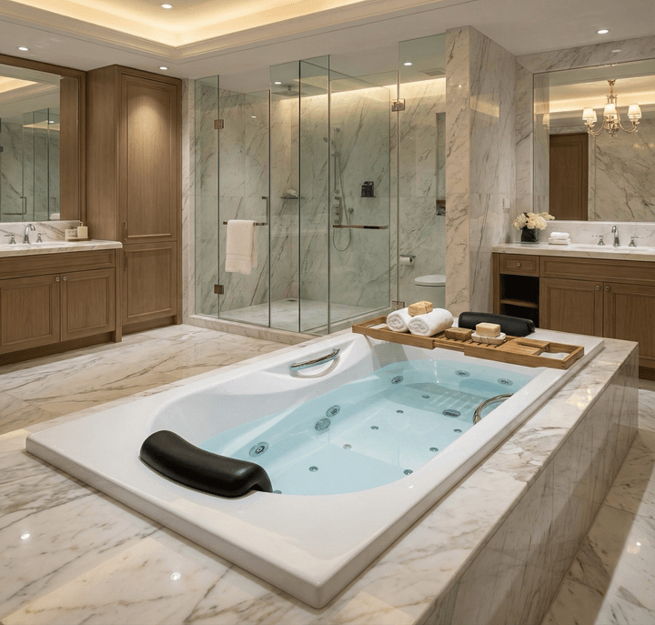 Baignoire hydromassage Tunisie / Salle de bain Tunisie