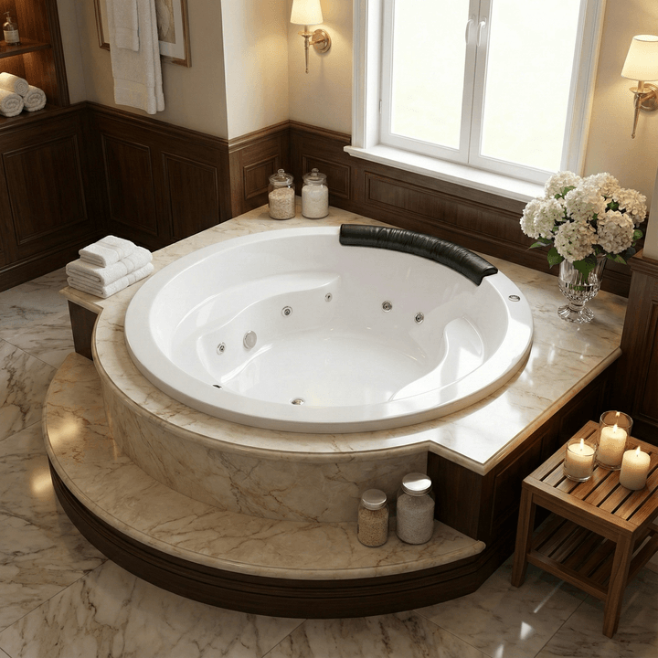 Baignoire hydromassage en ilôt Tunisie / Salle de bain Tunisie / Baignoire hydromassage centrale Tunisie