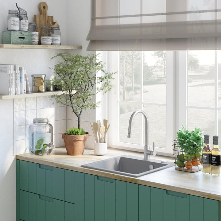 Mitigeur de cuisine Tunisie / Robinetterie de cuisine / Robinetterie extractible Tunisie / Mitigeur THG Paris Tunisie / Cuisine Tunisie / Robinet Tunisie / Robinetterie Tunisie / Robinet meilleur prix Tunisie